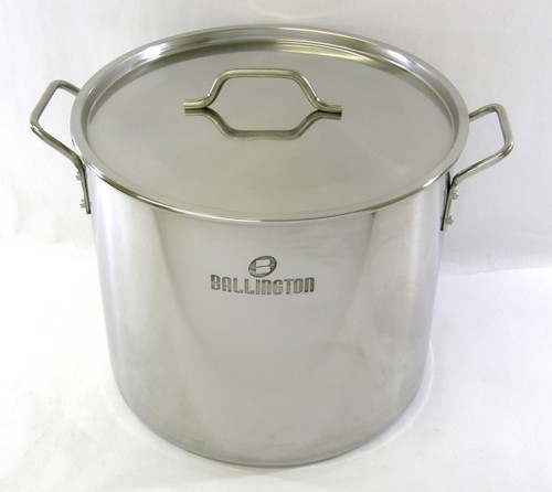 40 quart (10 gallon) Stainless Steel Stock Pot Steamer Brew Kettle