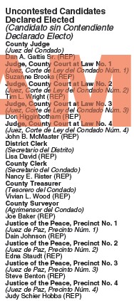 Round Rock Ballot