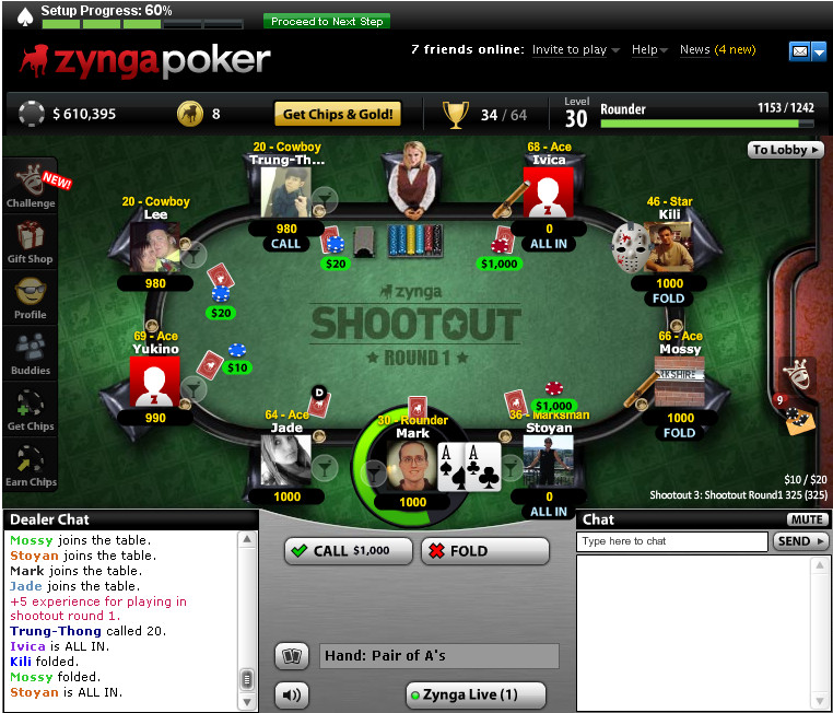 MSN Games - Texas Hold'em