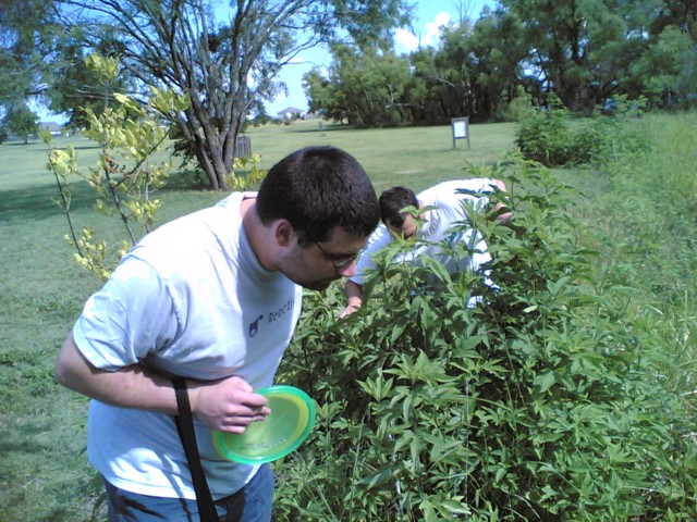 Lost disc at hole2