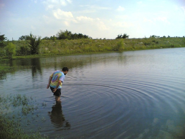 Adam in water