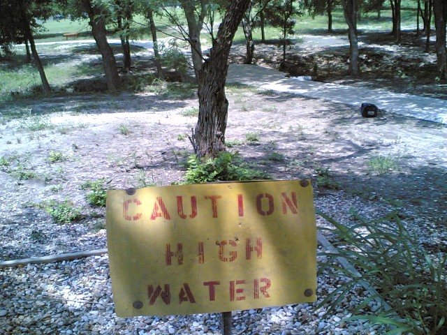 high water warning
