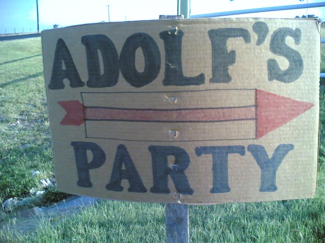 Adolf's party