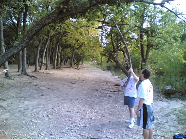 adam with stick