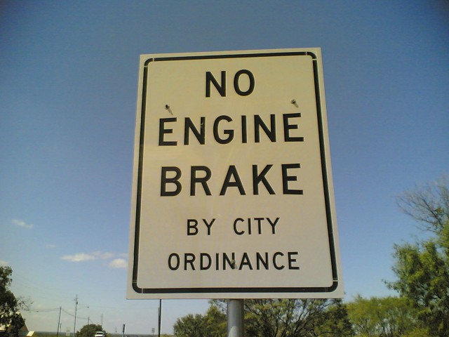 No Engine braking