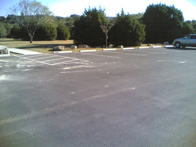 new parking lot