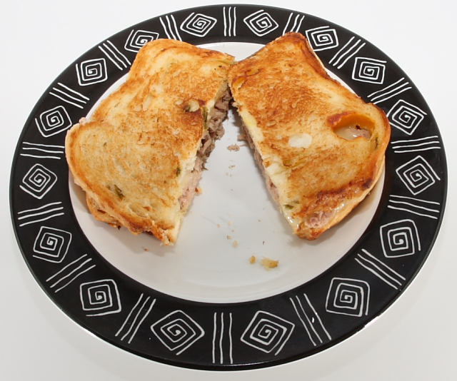 Tuna fish melt sandwich