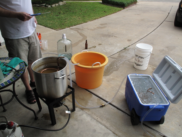 Cooling off the wort