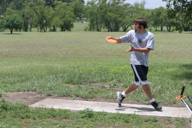 Disc Golfers Practicing #1