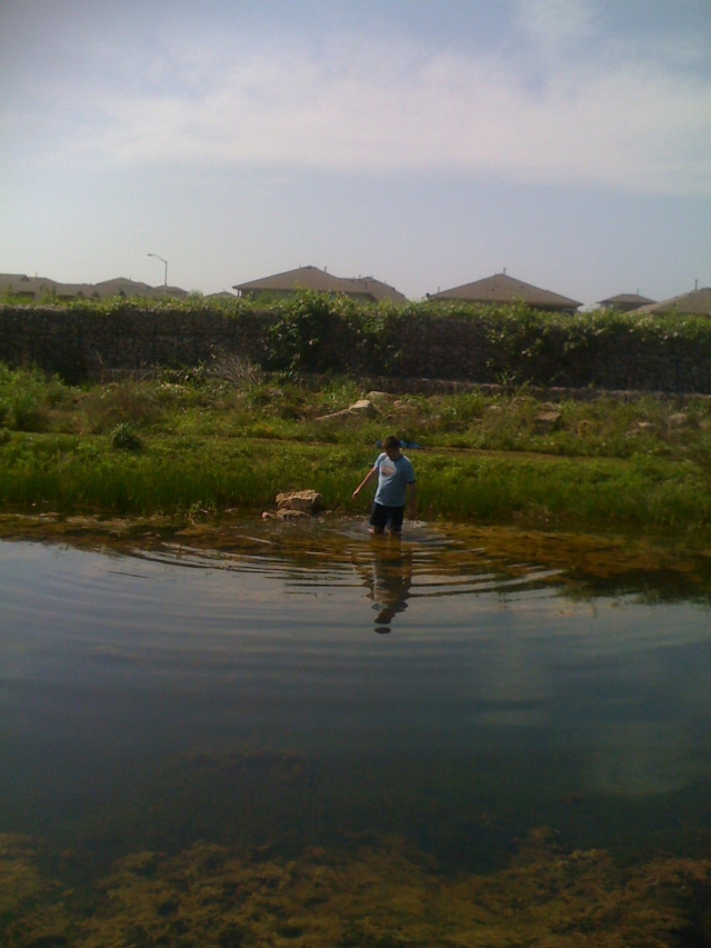 Jon in the water