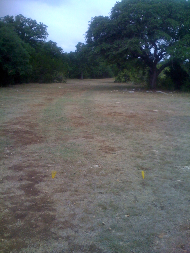 Extra tees on Hole 3