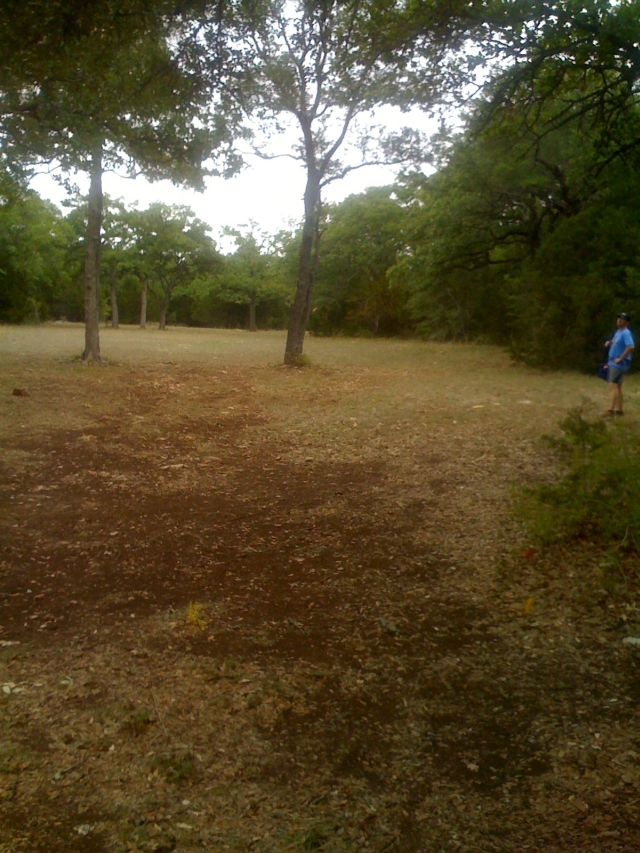 Extra tees on Hole 10