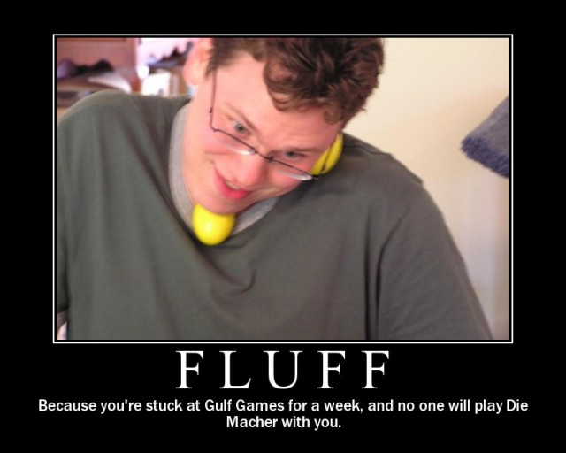 Fluffy games at Gulf Games
